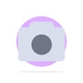 Camera, Image, Basic, Ui Abstract Circle Background Flat color Icon Royalty Free Stock Photo