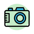 Camera, image fill background vector icon which can easily modify or edit Royalty Free Stock Photo