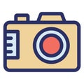 Camera, image Isolated Vector icon which can easily modify or edit Royalty Free Stock Photo