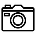 Camera, image Isolated Vector icon which can easily modify or edit Royalty Free Stock Photo