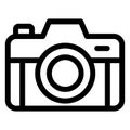 Camera, image Isolated Vector icon which can easily modify or edit Royalty Free Stock Photo