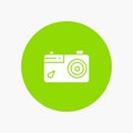 Camera, Image, Picture, Photo white glyph icon Royalty Free Stock Photo