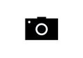 Camera image vector logo photograph black color