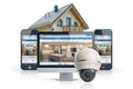Camera intrusion in guarded properties triggers smart home surveillance with CCTV detection, securing properties through remote mo