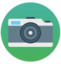 Camera isolated vector icon which can be easily edit or modified