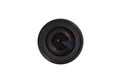 Camera Lens against White Background Royalty Free Stock Photo