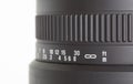 Camera lens detail at focal length