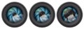 Camera lens with shutter apertures Royalty Free Stock Photo