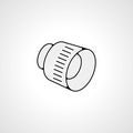 camera lens thin line icon. photo camera lens thin line icon Royalty Free Stock Photo