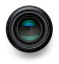 Camera Lens on White