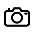 Camera Line Style vector icon which can easily modify or edit Royalty Free Stock Photo