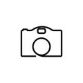 Camera logo icon Royalty Free Stock Photo