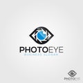 Camera Logo - Photo Eye Royalty Free Stock Photo