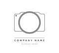 Camera logo, photography concept icon design, Photography logo. Royalty Free Stock Photo