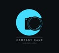 Camera logo, photography concept icon design, Photography logo. Royalty Free Stock Photo