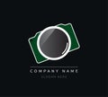 Camera logo, photography concept icon design. Royalty Free Stock Photo