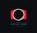 Camera logo, photography concept icon design, Photography logo. Royalty Free Stock Photo