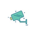 camera meanicons security surveillance icon vector design Royalty Free Stock Photo