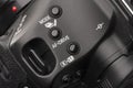 Camera mode selector buttons. Buttons used to select between automatic and semi automatic modes of modern photo cameras and some Royalty Free Stock Photo