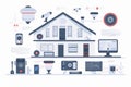 Camera monitoring systems with seamless connectivity enhance commercial security via live streaming and acoustic alerts over Ether