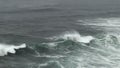 Camera Movement With Ocean Wave Breaking Depoe Bay Oregon