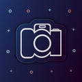 Camera nolan button icon. Simple thin line, outline vector of web icons for ui and ux, website or mobile application Royalty Free Stock Photo