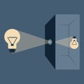 camera obscura in a realistic style. vector