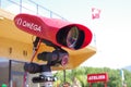 Camera at the Olympic finish line