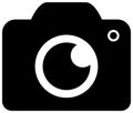 Camera, photo / Home appliance , home electronics vector icon illustration