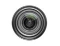 Camera photo lens over white background Royalty Free Stock Photo