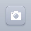 Camera, photocamera button, best vector