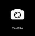 Camera / photocamera icon simple flat vector illustration