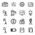 Camera And Photography Icons and Camera