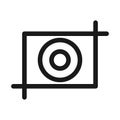 Camera photography logo icon vector illustration Royalty Free Stock Photo