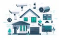 Camera protection in networked environments ensures secure wireless communication access, utilizing technology for advanced securi