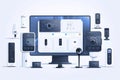 Camera protection systems within wired networks secure outdoor cameras, integrating advanced IoT technology for high-security envi