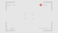 Camera record interface . Video viewfinder focus . Royalty Free Stock Photo