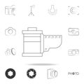camera ribbon icon. Detailed set of photo camera icons. Premium graphic design. One of the collection icons for websites, web desi