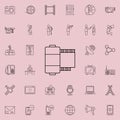 camera roll icon. Detailed set of Media icons. Premium quality graphic design sign. One of the collection icons for websites, web Royalty Free Stock Photo