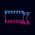 Camera roll nolan icon. Simple thin line, outline vector of web icons for ui and ux, website or mobile application Royalty Free Stock Photo