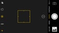 Camera screen phone mobile interface app. Smartphone photo viewfinder ui template design Royalty Free Stock Photo