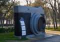 Camera Sculpture celebrating Frederico Fellini