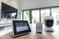 Camera security measures record safety features, supported by alarm hardware and advisories, promoting a security concept for cont
