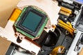 Camera sensor matrix close up Royalty Free Stock Photo