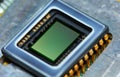 Camera sensor for technologe of digital camera for background Royalty Free Stock Photo