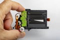 Camera shutter. camera mechanism Royalty Free Stock Photo