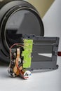 Camera shutter. camera mechanism Royalty Free Stock Photo