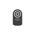 Camera shutter remote vector icon