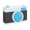 Camera Sign Emoji Icon Illustration. Photography Vector Symbol Emoticon Design Clip Art Sign Comic Style.