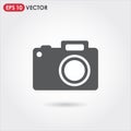camera single vector icon